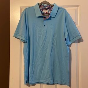 Duchamp London blue‎ polo short sleeve shirt size XL